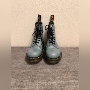 Dr. Martens AirWair Lace Up Steel Grey Boots
